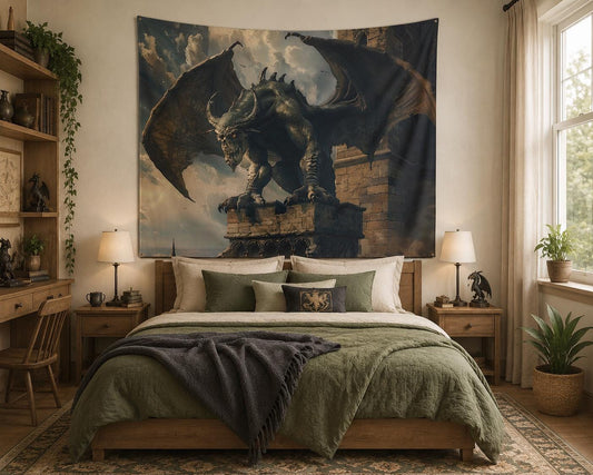 Proud Gargoyle Indoor Wall Tapestries