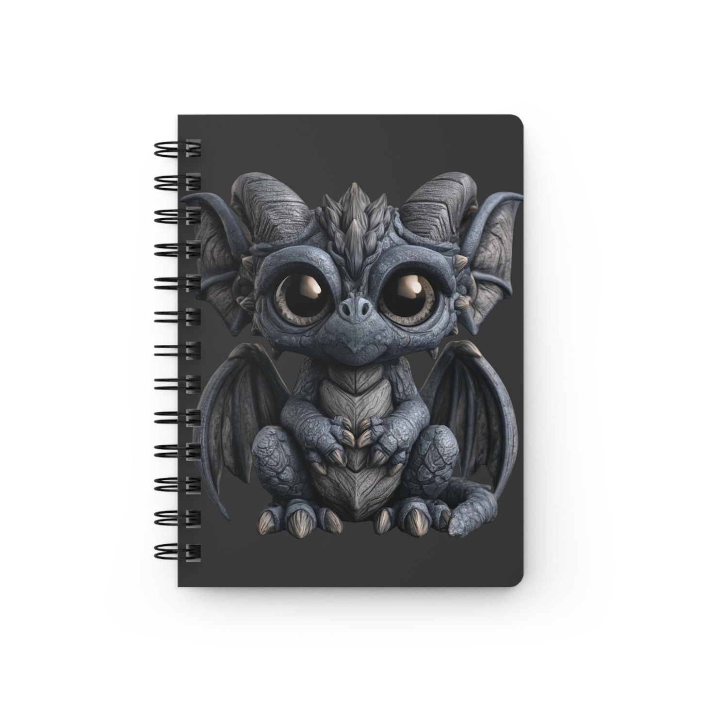 Baby Dragon Spiral Bound Journal | Fantasy Notebook, 150 Lined Pages