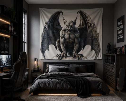 Proud Gargoyle Indoor Wall Tapestries