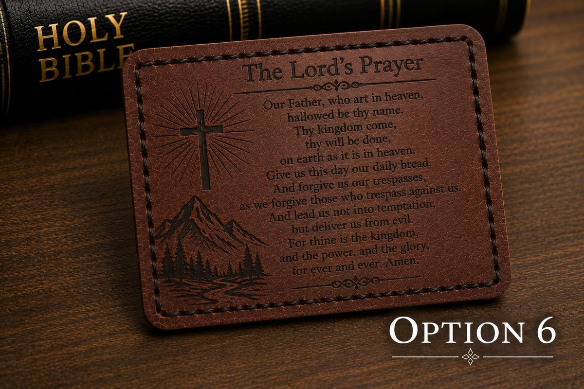 Christian Scripture Card • Minimalist Bible Verse Wallet Card • Encouragement Gift for Men • Faith Reminder • Pocket Prayer Card